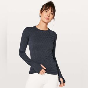 LULULEMON Rest Less Pullover - Midnight Navy / Midnight Navy - W3AWVS - Sz 6